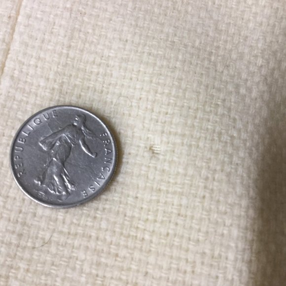 J.P. Allen Vintage 100% Wool Tweed Mid length Coat Beige Sz XL - Picture 8 of 8